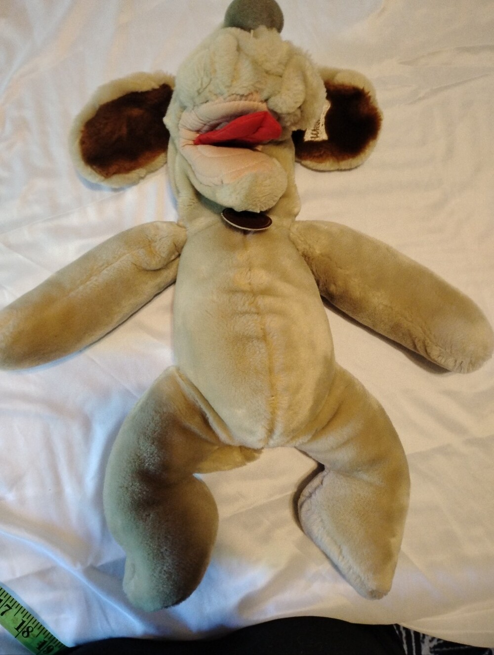 Wrinkles Plush Wiith Soft Tan Fur